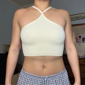 halter crop top